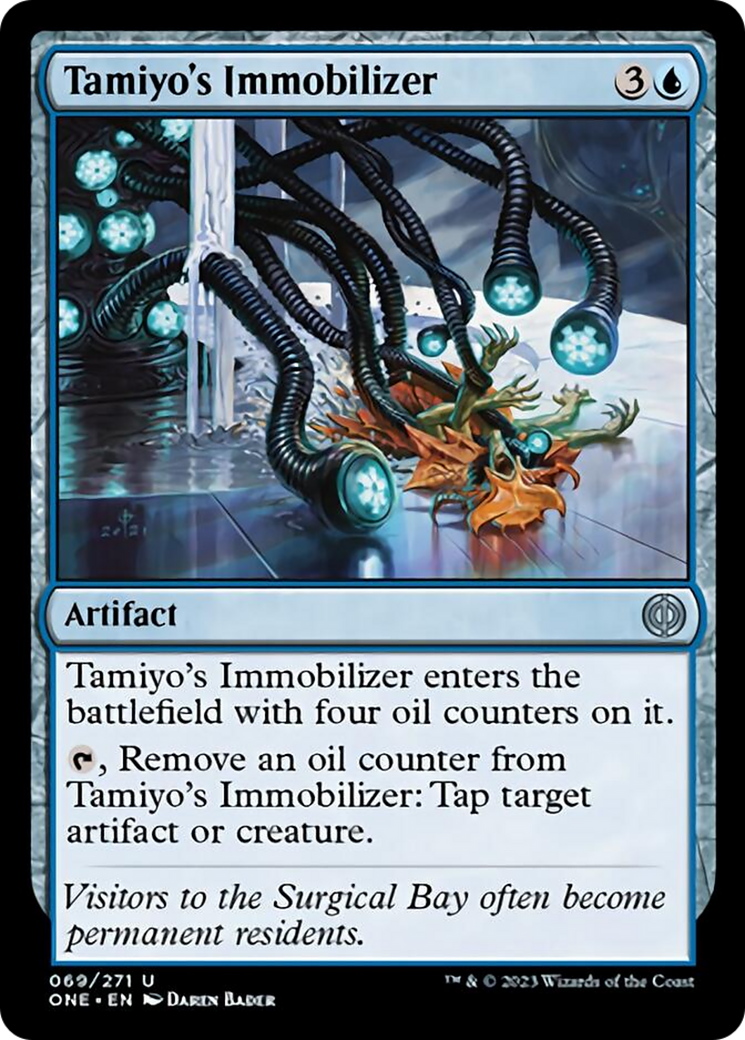 Tamiyo's Immobilizer [Phyrexia: All Will Be One] | Jomio and Rueliete's Cards and Comics