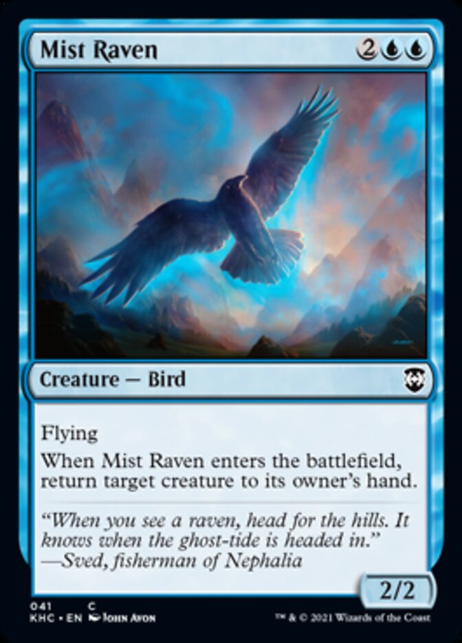 Mist Raven [Kaldheim Commander] | Jomio and Rueliete's Cards and Comics