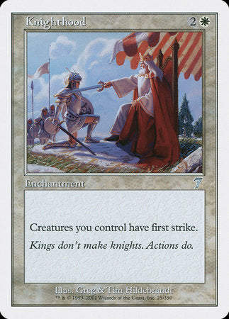 Knighthood [Seventh Edition] | Jomio and Rueliete's Cards and Comics