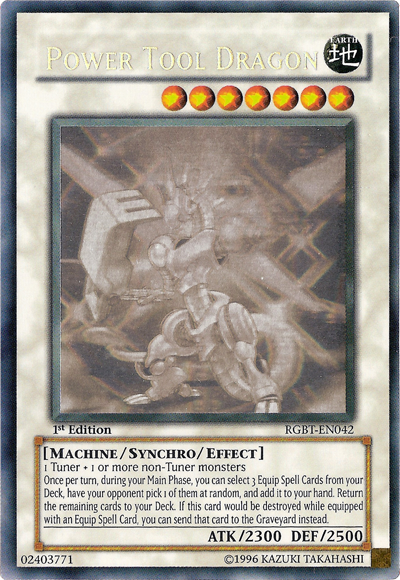 Power Tool Dragon [RGBT-EN042] Ultimate Rare | Jomio and Rueliete's Cards and Comics