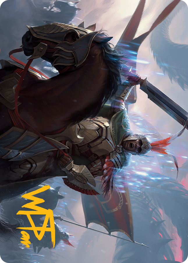 Marshal of Zhalfir Art Card (Gold-Stamped Signature) [March of the Machine Art Series] | Jomio and Rueliete's Cards and Comics