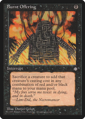 Burnt Offering [Ice Age] | Jomio and Rueliete's Cards and Comics