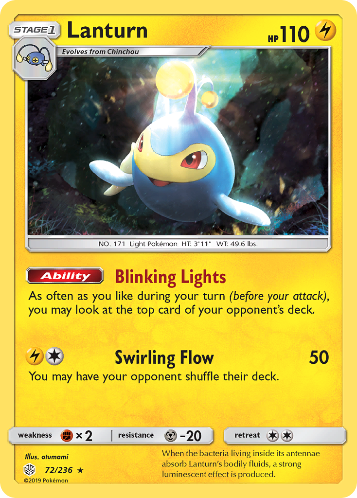 Lanturn (72/236) [Sun & Moon: Cosmic Eclipse] | Jomio and Rueliete's Cards and Comics