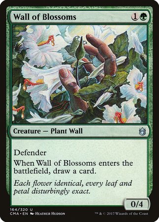 Wall of Blossoms [Commander Anthology] | Jomio and Rueliete's Cards and Comics