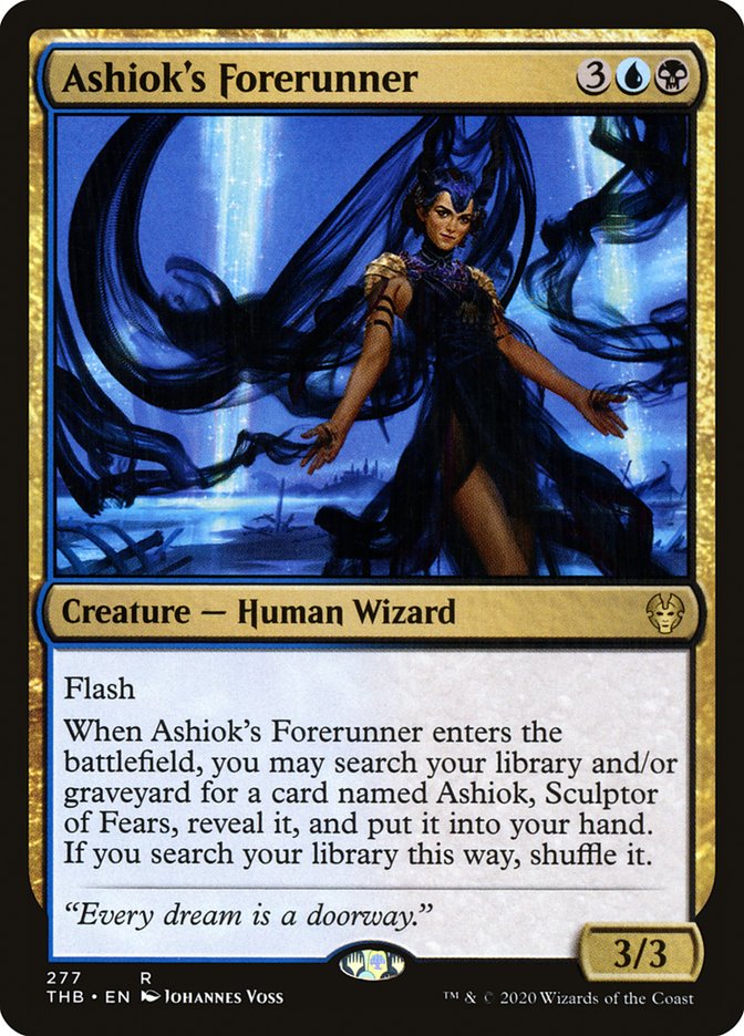 Ashiok's Forerunner [Theros Beyond Death] | Jomio and Rueliete's Cards and Comics