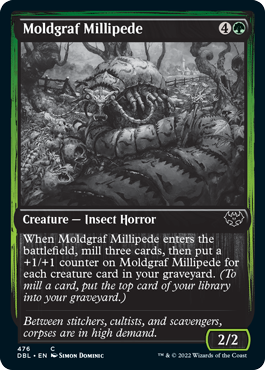 Moldgraf Millipede [Innistrad: Double Feature] | Jomio and Rueliete's Cards and Comics