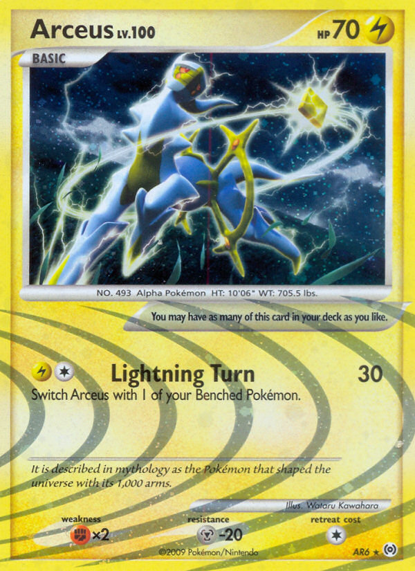 Arceus (AR6) [Platinum: Arceus] | Jomio and Rueliete's Cards and Comics
