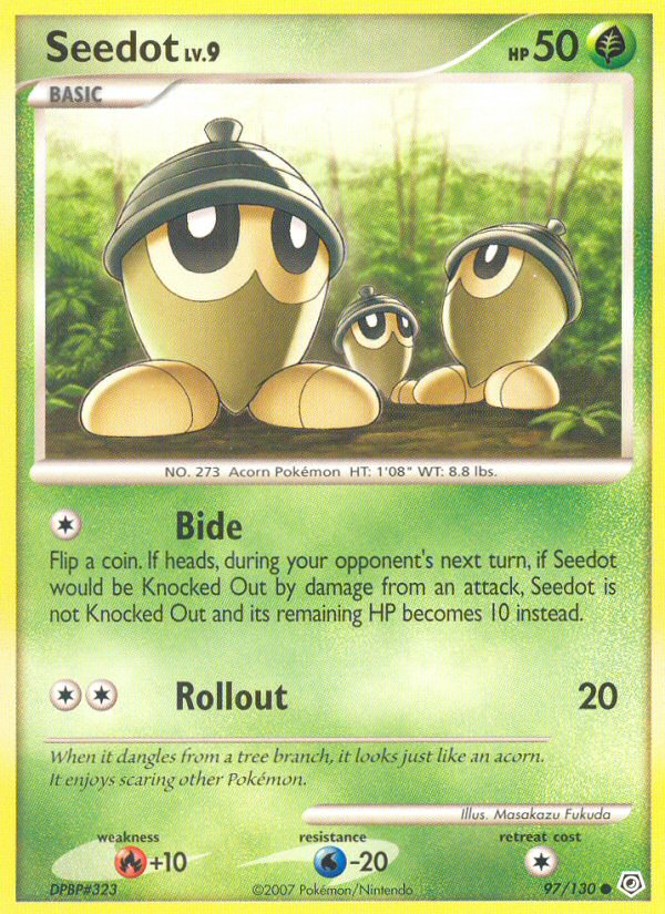 Seedot (97/130) [Diamond & Pearl: Base Set] | Jomio and Rueliete's Cards and Comics