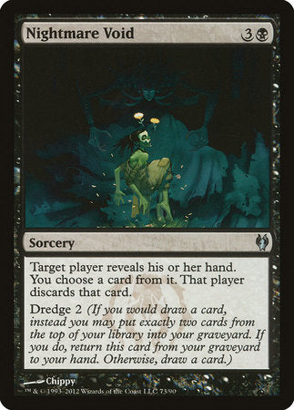 Nightmare Void [Duel Decks: Izzet vs. Golgari] | Jomio and Rueliete's Cards and Comics