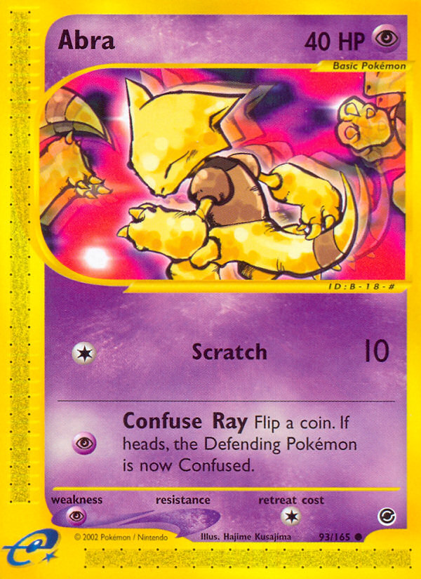 Abra (93/165) [Expedition: Base Set] | Jomio and Rueliete's Cards and Comics