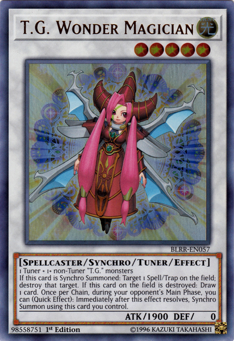 T.G. Wonder Magician [BLRR-EN057] Ultra Rare | Jomio and Rueliete's Cards and Comics
