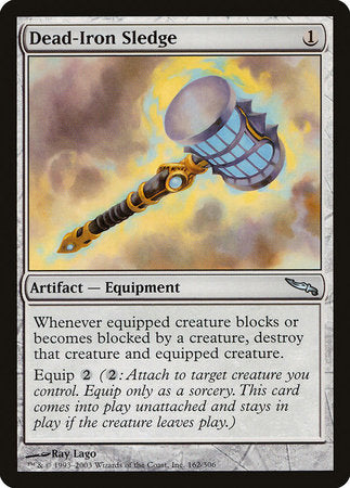 Dead-Iron Sledge [Mirrodin] | Jomio and Rueliete's Cards and Comics
