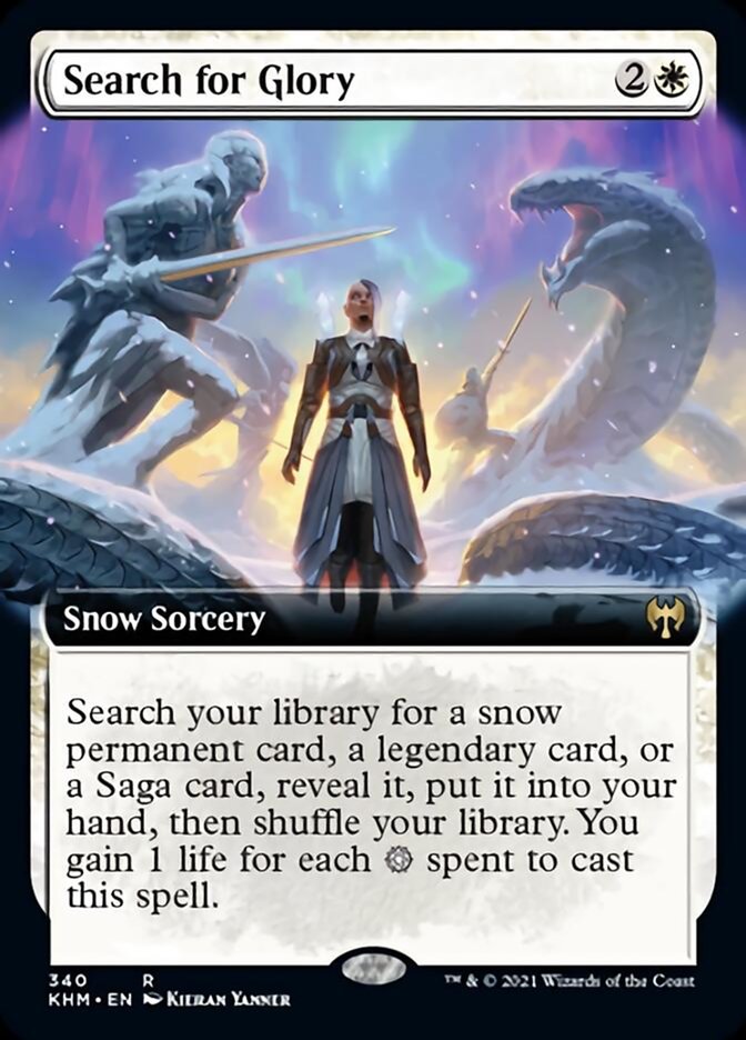 Search for Glory (Extended Art) [Kaldheim] | Jomio and Rueliete's Cards and Comics