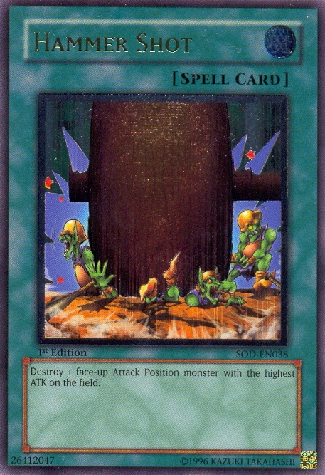 Hammer Shot (UTR) [SOD-EN038] Ultimate Rare | Jomio and Rueliete's Cards and Comics