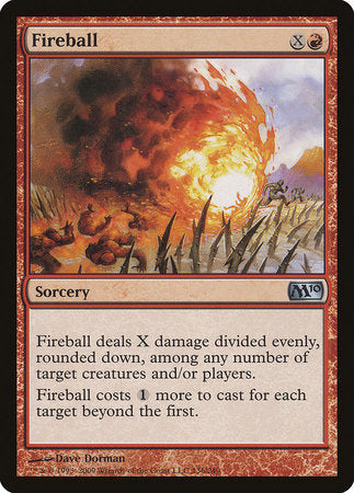 Fireball [Magic 2010] | Jomio and Rueliete's Cards and Comics