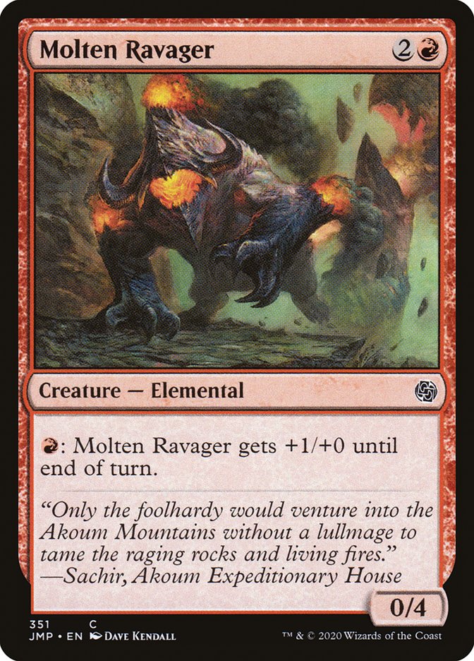 Molten Ravager [Jumpstart] | Jomio and Rueliete's Cards and Comics