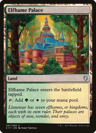 Elfhame Palace [Commander 2017] | Jomio and Rueliete's Cards and Comics