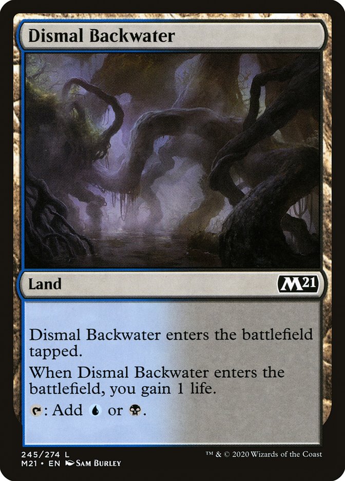 Dismal Backwater [Core Set 2021] | Jomio and Rueliete's Cards and Comics