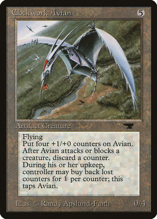 Clockwork Avian [Antiquities] | Jomio and Rueliete's Cards and Comics