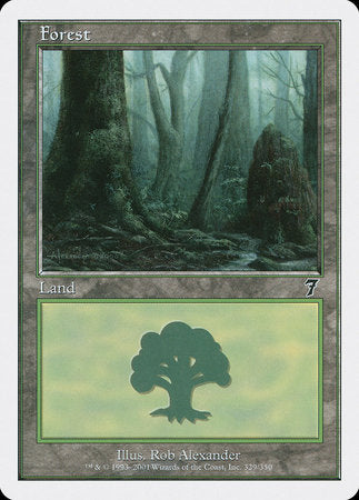 Forest (329) [Seventh Edition] | Jomio and Rueliete's Cards and Comics