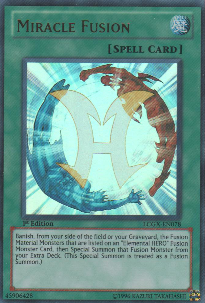 Miracle Fusion [LCGX-EN078] Ultra Rare | Jomio and Rueliete's Cards and Comics