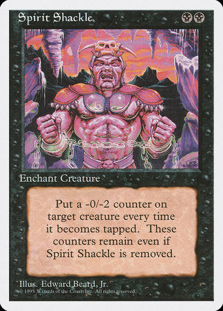 Spirit Shackle [Fourth Edition] | Jomio and Rueliete's Cards and Comics