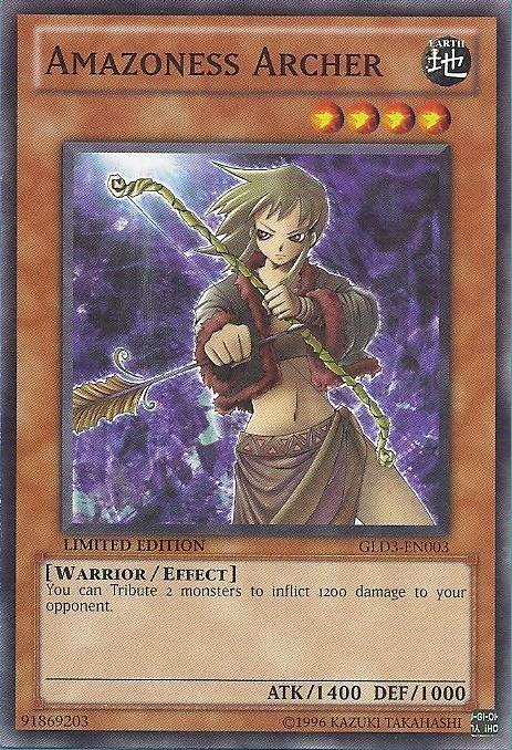 Amazoness Archer [GLD3-EN003] Common | Jomio and Rueliete's Cards and Comics