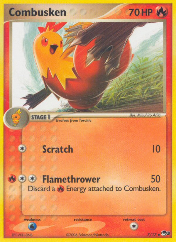 Combusken (7/17) [POP Series 3] | Jomio and Rueliete's Cards and Comics