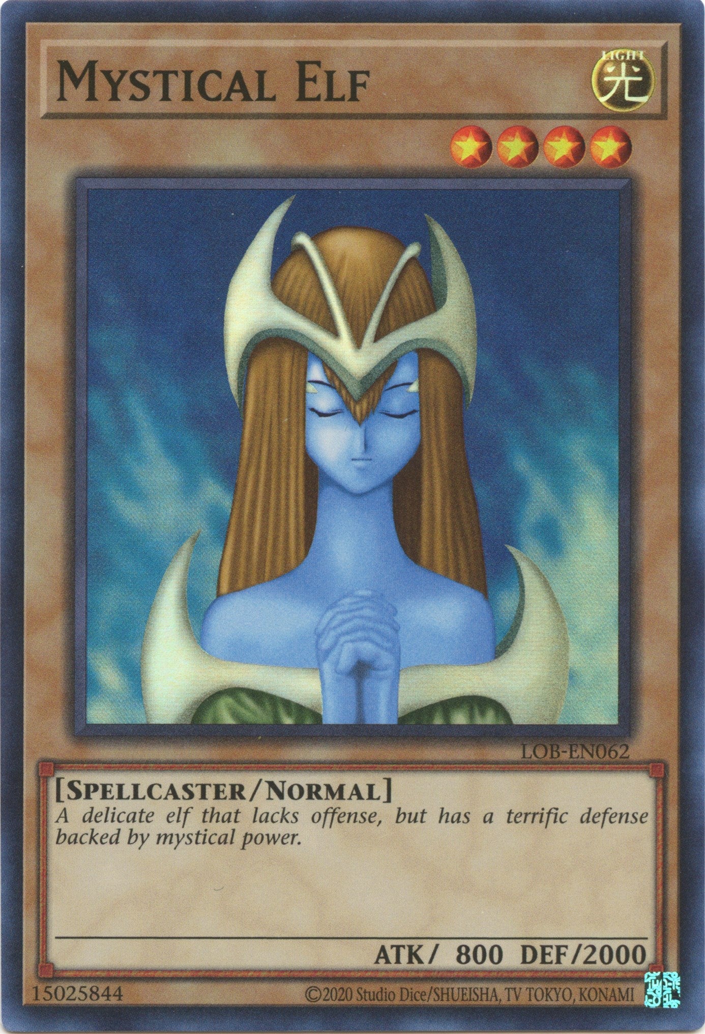 Mystical Elf (25th Anniversary) [LOB-EN062] Super Rare | Jomio and Rueliete's Cards and Comics