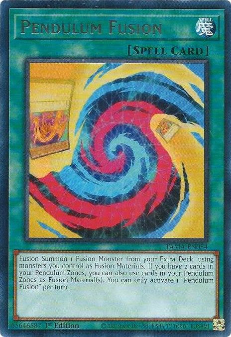 Pendulum Fusion [TAMA-EN054] Rare | Jomio and Rueliete's Cards and Comics
