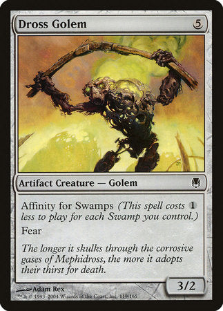 Dross Golem [Darksteel] | Jomio and Rueliete's Cards and Comics