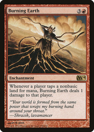 Burning Earth [Magic 2014] | Jomio and Rueliete's Cards and Comics