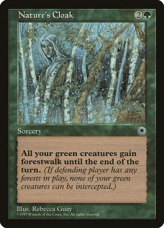 Nature's Cloak [Portal] | Jomio and Rueliete's Cards and Comics