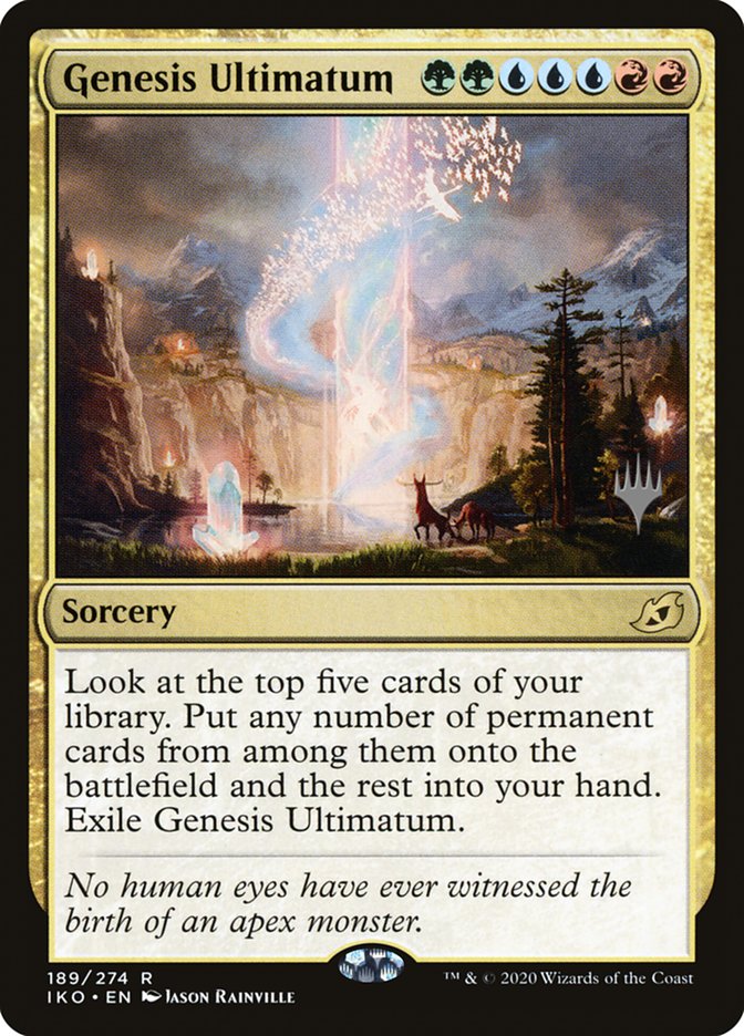 Genesis Ultimatum (Promo Pack) [Ikoria: Lair of Behemoths Promos] | Jomio and Rueliete's Cards and Comics