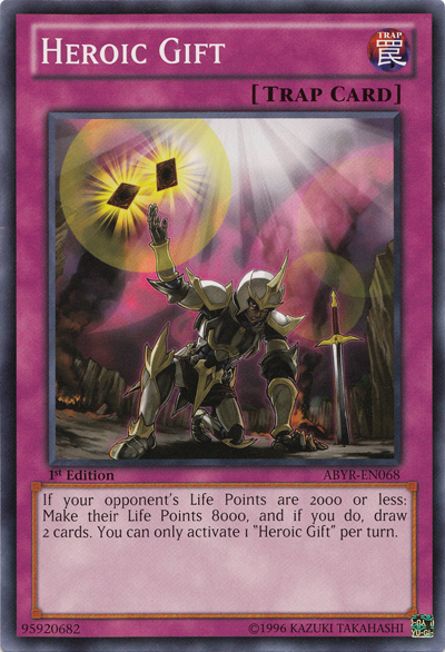 Heroic Gift [ABYR-EN068] Common | Jomio and Rueliete's Cards and Comics