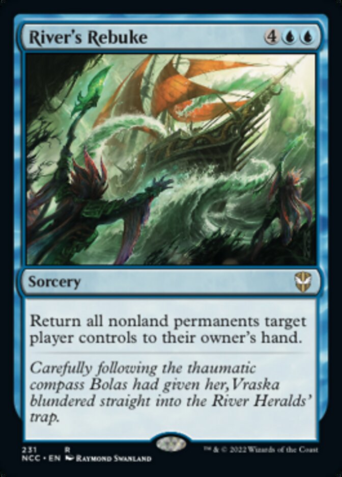 River's Rebuke [Streets of New Capenna Commander] | Jomio and Rueliete's Cards and Comics