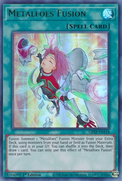 Metalfoes Fusion [GFTP-EN118] Ultra rare | Jomio and Rueliete's Cards and Comics