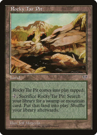 Rocky Tar Pit [Mirage] | Jomio and Rueliete's Cards and Comics