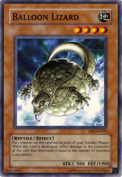 Balloon Lizard [DR2-EN073] Common | Jomio and Rueliete's Cards and Comics