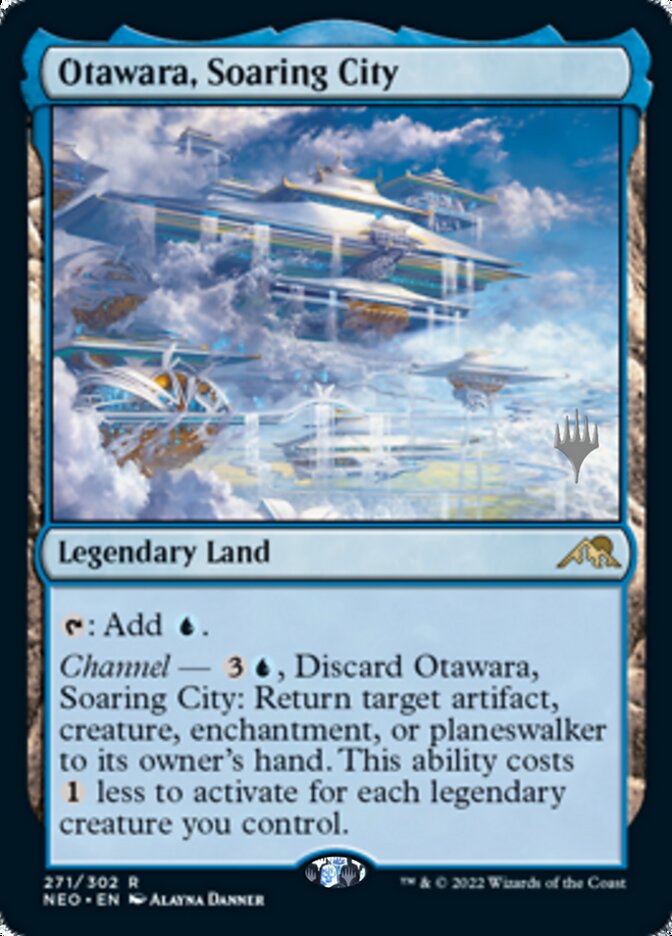 Otawara, Soaring City (Promo Pack) [Kamigawa: Neon Dynasty Promos] | Jomio and Rueliete's Cards and Comics