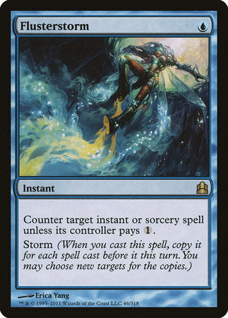 Flusterstorm [Commander 2011] | Jomio and Rueliete's Cards and Comics