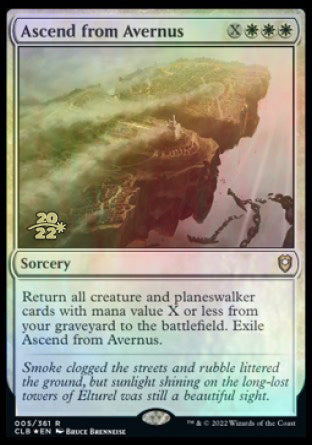 Ascend from Avernus [Commander Legends: Battle for Baldur's Gate Prerelease Promos] | Jomio and Rueliete's Cards and Comics