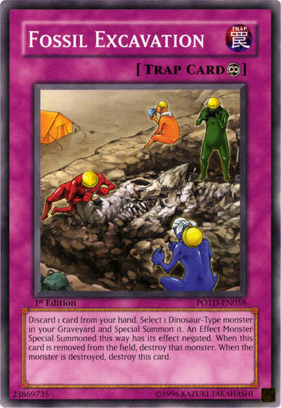 Fossil Excavation [POTD-EN058] Common | Jomio and Rueliete's Cards and Comics