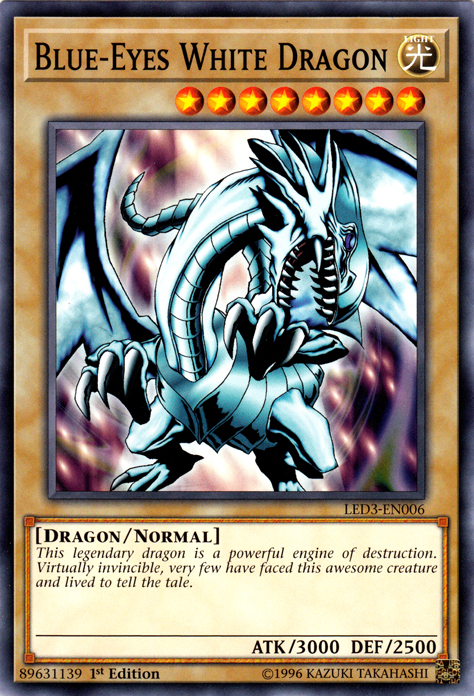Blue-Eyes White Dragon [LED3-EN006] Common | Jomio and Rueliete's Cards and Comics