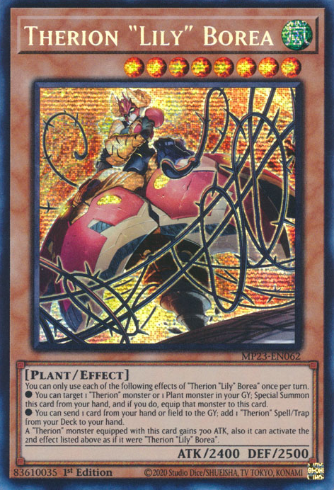 Therion "Lily" Borea [MP23-EN062] Prismatic Secret Rare | Jomio and Rueliete's Cards and Comics