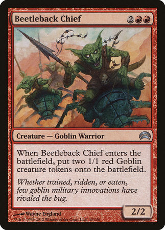 Beetleback Chief [Planechase 2012] | Jomio and Rueliete's Cards and Comics