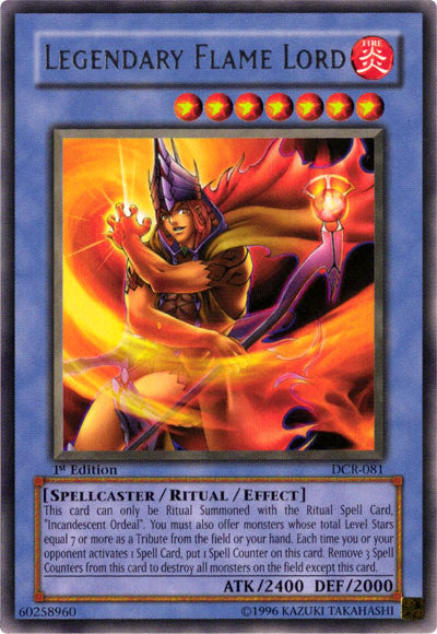 Legendary Flame Lord [DCR-081] Rare | Jomio and Rueliete's Cards and Comics