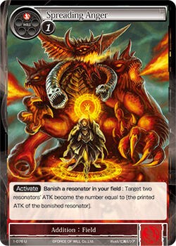 Spreading Anger (1-076) [The Dawn of Valhalla] | Jomio and Rueliete's Cards and Comics