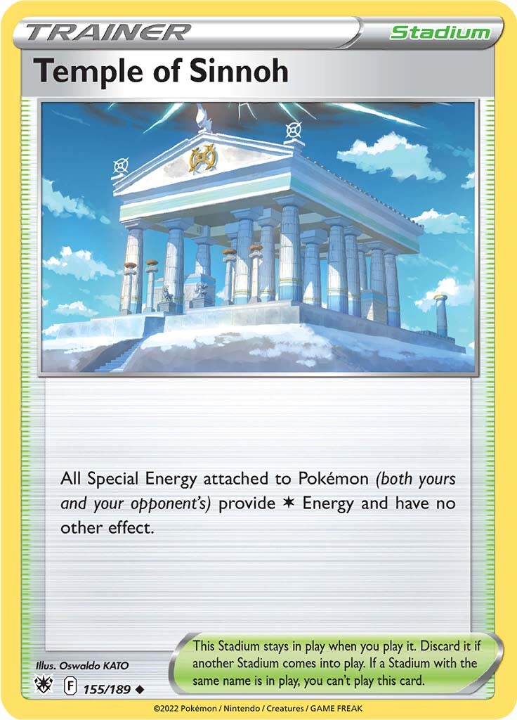Temple of Sinnoh (155/189) [Sword & Shield: Astral Radiance] | Jomio and Rueliete's Cards and Comics