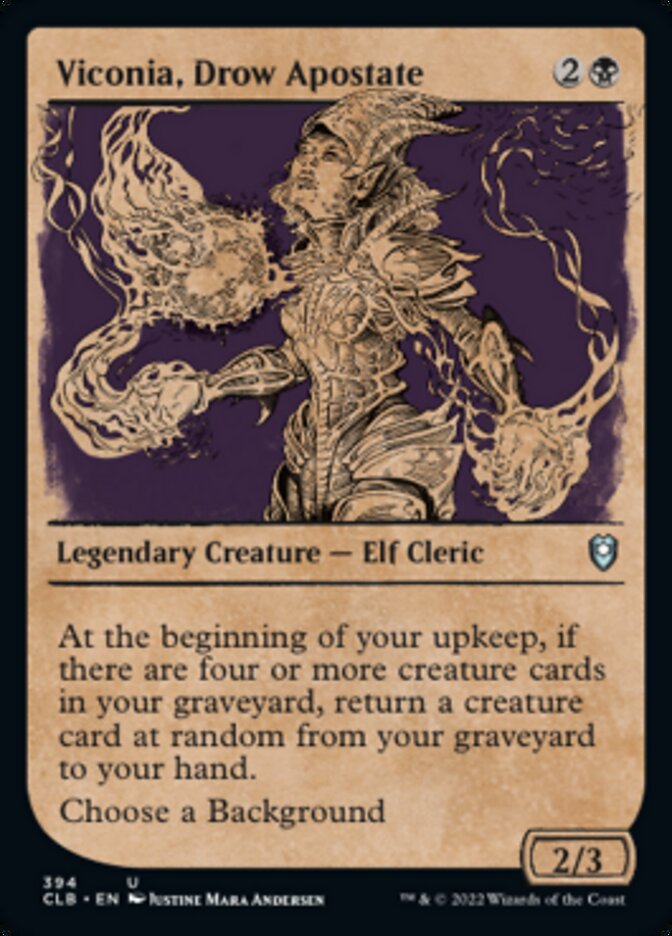 Viconia, Drow Apostate (Showcase) [Commander Legends: Battle for Baldur's Gate] | Jomio and Rueliete's Cards and Comics
